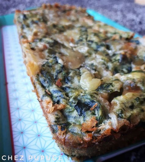 Cake aux épinards et chèvre selles sur cher Chez Pupuce