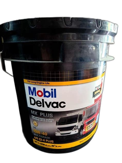 W Mobil Delvac Truck Engine Oil Bucket Of Litre At Rs