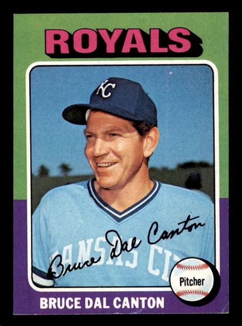 Topps Baseball Bruce Dal Canton Ex D Ebay