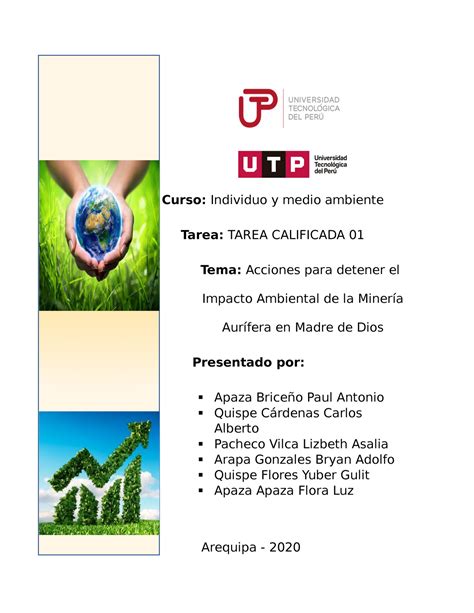 Tarea Calificada 1 Medio Ambiente Fas Curso Individuo Y Medio