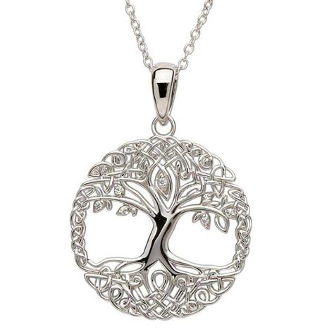 Sterling Silver Tree Of Life Pendant Fallers Ie Fallers Jewellers