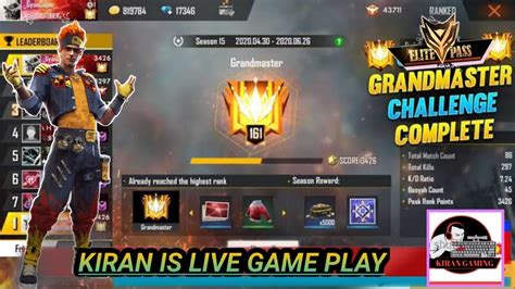 🔥free Fire Live🔥new Rank Season Push To Heroicandgrandmaster🔥mobile