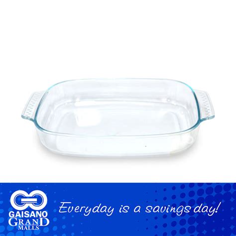 2 5l Rectangular Glass Baking Dish 380 Gaisano Grand Lazada Ph