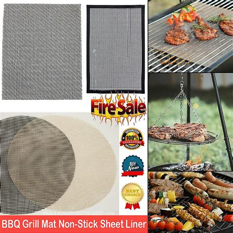 Accueil Cuisine Salle Manger Grill Tapis Bbq Grill Mesh Mat T Flon