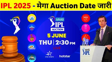 Ipl Mega Auction Rules Ipl Mega Auction Date Ipl