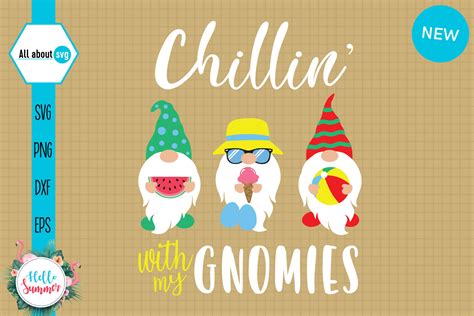 Chillin With My Gnomies Svg By All About Svg Thehungryjpeg