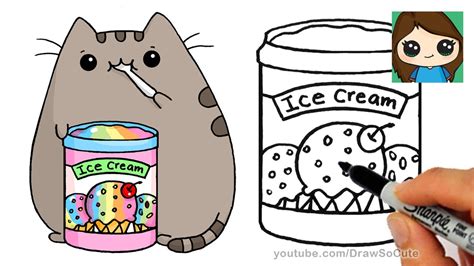 How To Draw An Ice Cream Cone Youtube