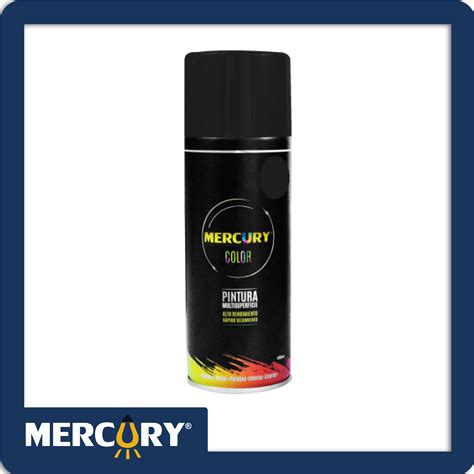 AEROSOL MERCURY 400ML 39 NEGRO BRILLANTE LuminaPlus Importadores De