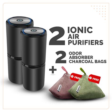 2 Ionic Air Purifiers [comes With A 2 Year Warranty] Lab Charge Llc