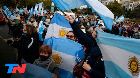 9 de Julio con banderazos en todo el país así fue el banderazo en