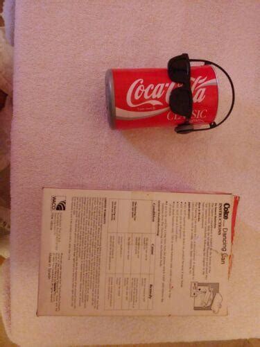 Vintage Dancing Coca Cola Coke Can W Headphones Music Response Red