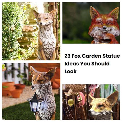 23 Fox Garden Statue Ideas You Should Look SharonSable