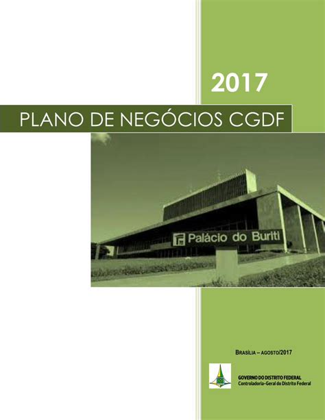 Pdf Plano De Neg Cios Cgdf Cg Df Gov Br O Business Model Canvas