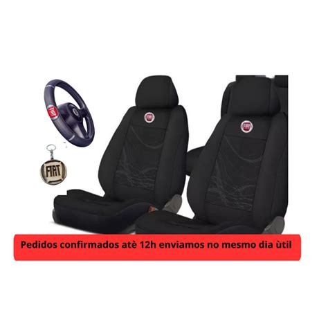 Capas Automotivas Protetoras Tecido Original Para Assentos Fiat Strada