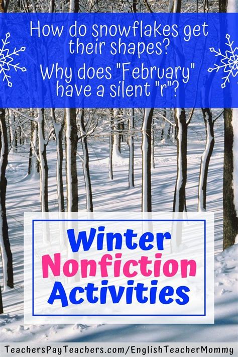 Winter Nonfiction Reading Passages And Graphic Organizers Improve