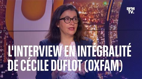 Linterview En Intégralité De Cécile Duflot Directrice Doxfam France