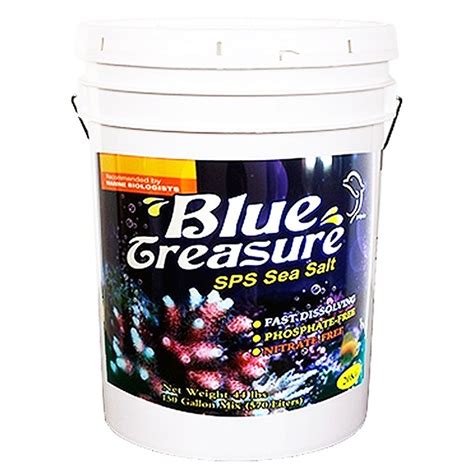 Sal Marina Blue Treasure Sps Sea Salt Kg Acuario Oasis