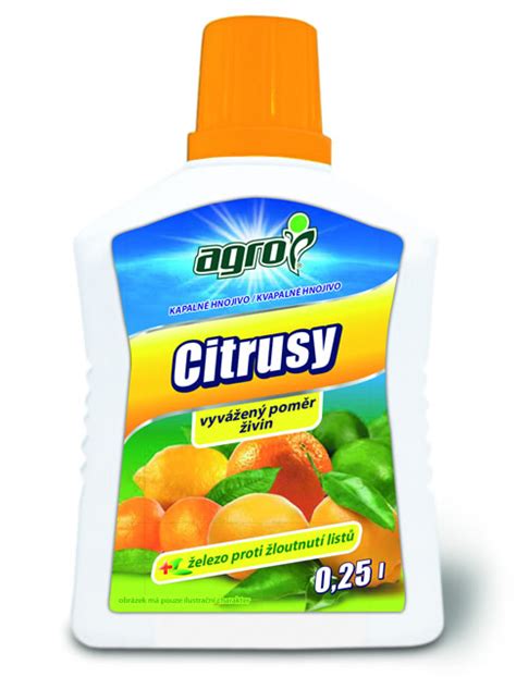 Agro Kvapaln Hnojivo Na Citrusy Ml Z Hradn Ctvo Kak