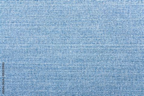 High Resolution Light Powder Blue Denim Fabric Sample Stock Photo