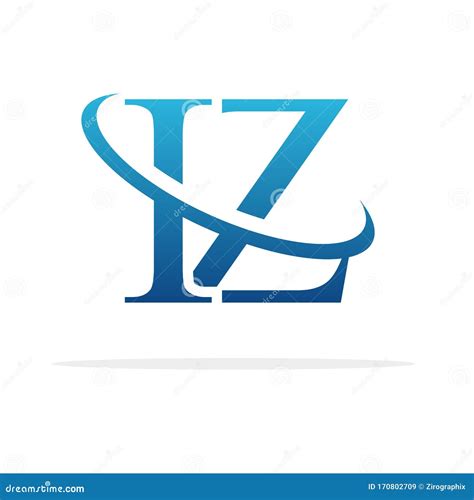 Creative IZ Logo Icon Design Stock Vector Illustration Of Vector