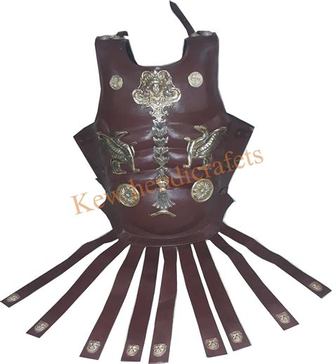 Kew Handicrafts Roman Leather Muscle Armor Breastplate Cuirass Medieval Armor