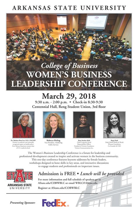 Womens Business Leadership Conference Features Lunch And Learn Sessions