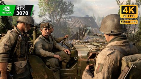 Call Of Duty Wwii Modo Campanha Parte Ultra Realista Rtx K