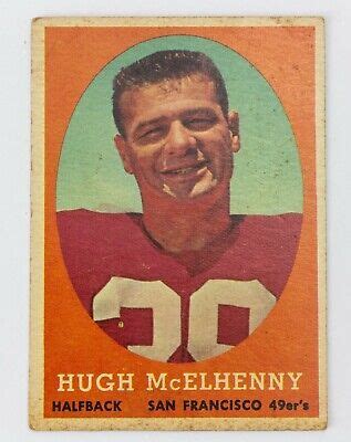 Hugh Mcelhenny Football Trading Card Topps Halfback Ers