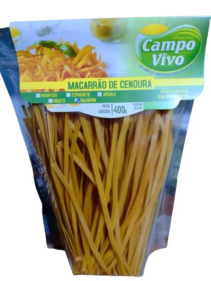 Macarr O Caseiro De Cenoura Tipo Talharim G Armaz M Do Campo Maring