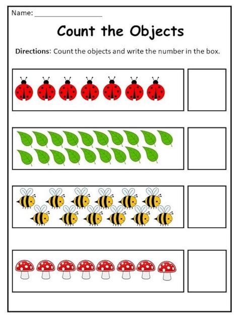 Counting Objects Worksheets 1 20 CountingWorksheets