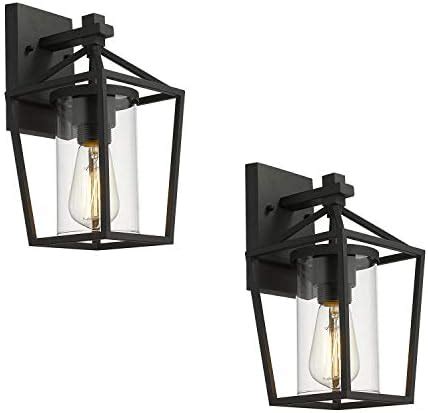 Emliviar Pack Outdoor Wall Sconces Wall Mounted Light Fixture With