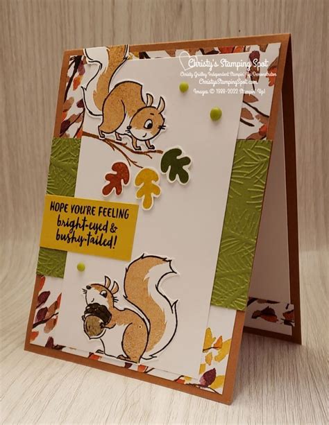 Stampin Up Caseing The Catalog Nuts About Squirrels Card Stampin Up