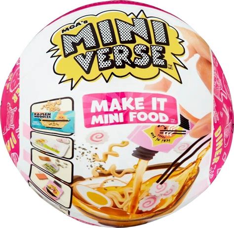 Mgas Miniverse Make It Mini Food Cafe 4 X Balls Series 2 Ebay