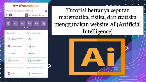 Tutorial Website Ai Artificial Intelligence Seputar Pelajaran