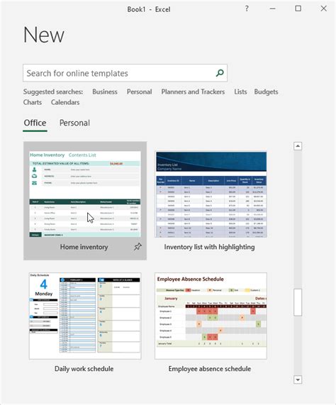 Create a Template in Excel