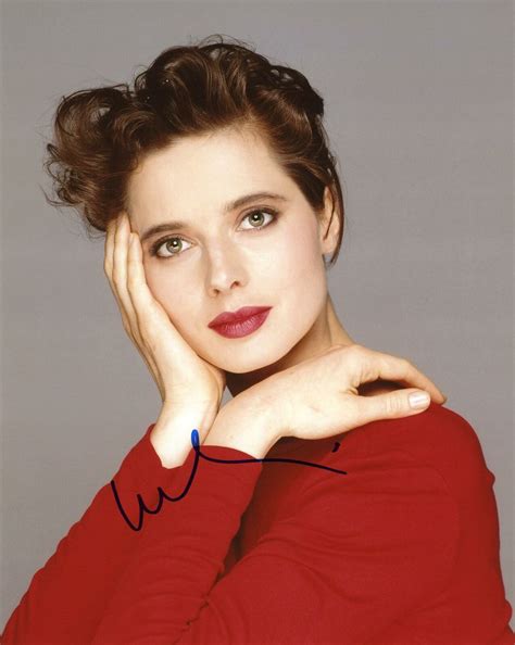 Isabella Rossellini Autograph Signed 8x10 Photo B Acoa Collectible