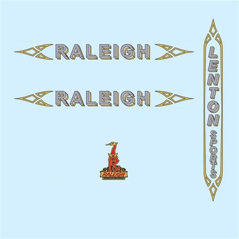 Raleigh Lenton Sports Bicycle Decals Stickers 006 Bicycle Decals