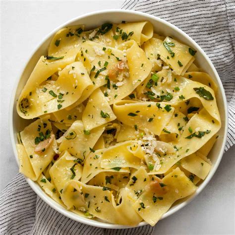 Fresh Herb Pappardelle Pasta Recipe - Last Ingredient