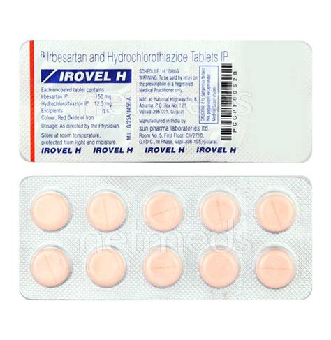 Irovel H Tablet 10s Price Uses Side Effects Netmeds