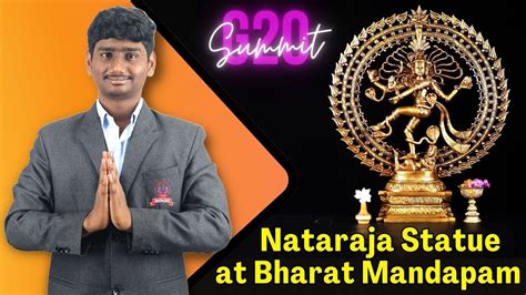 World S Tallest Nataraja Statue Graces G Venue At Bharat Mandapam In