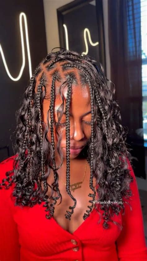 50 Boho Bob Knotless Braids Hairstyles Perfect For Fall