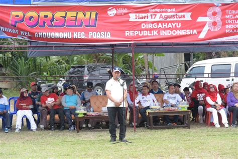 Pembukaan Porseni Antar Warga Dalam Rangka Perayaan Hari Kemerdekaan