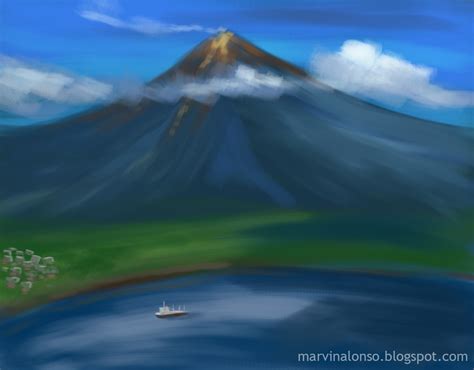 Artmarvs Illustrations: Mayon Volcano