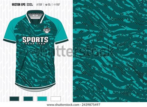 Sublimation Design Sport T-shirt Sports Jersey Stock Vector (Royalty ...