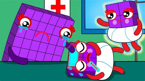 Bye bye baby 6, Numberblocks 6 got sick | Numberblocks fanmade coloring ...