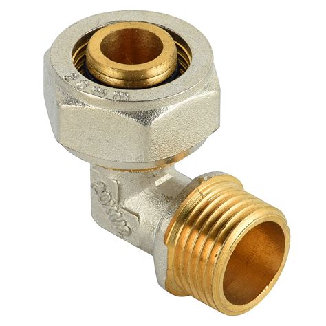 OEM Compression Fittings Brass Pex Pipe Fitting For Multilayer Pipe