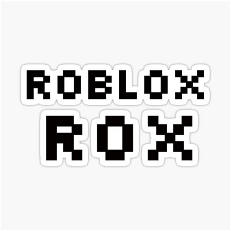 Roblox Logo Sticker