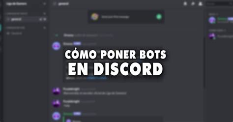 Cómo Poner Bots En Un Servidor De Discord En Pc Y Celular Liga De Gamers