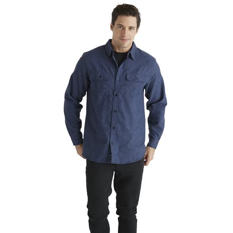 Burnside Mens Solid Flannel Shirt Delta Apparel