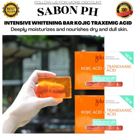 Belo Intensive Whitening Bar Kojic Tranexamic Acid Effectively Clears